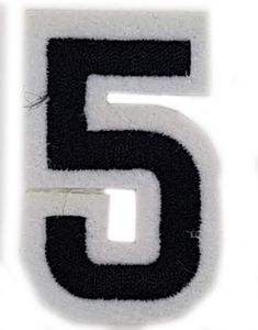 Tallet 5 - 5 cm Strygemærke