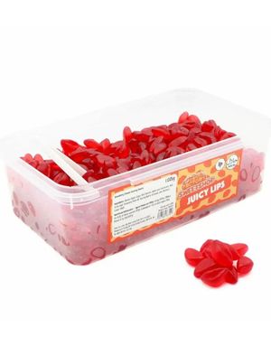 600 stk Sweetshop Jelly Lips - Boks med Leppeformet Gelegodteri 1,02 kg