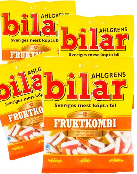 36 stk. Ahlgrens Biler Frugtkombi Skumslik - Hel Æske