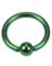 Metallic Grøn Ball Closure Ring Piercing