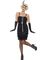 Daisy The Gatsby Flapper Damekostume - Sort