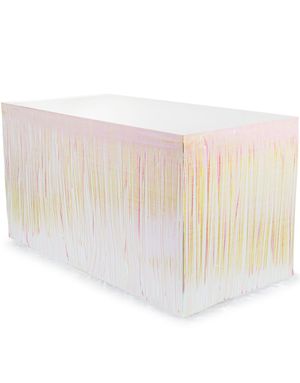Frynsete Iriserende Bordskjørt 80x300 cm