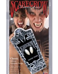Classic Deluxe Vampire Fangs - Graftobian Vampyrtænder