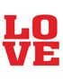LOVE - 2 stk. Klistermærker til Sko