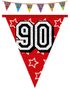 8 meter Holografisk Banner med Tallet 90