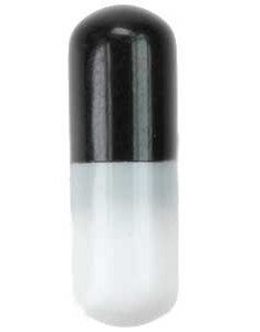 Pille Sort - 5x14 mm Akrylkugle til 1,6 mm stang