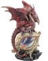 Eye of the Dragon - Rød Dragefigur med LED-Lys 21 cm