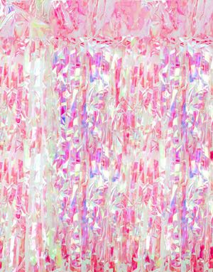 Iriserende Rosa Bakgrunn/Dørforheng 100x200 cm