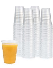 100 stk 180 ml Genanvendelige Gennemsigtige Plastkopper
