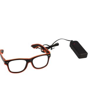 El-Wire Briller - Rød