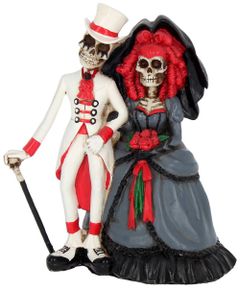 Forever By Your Side - Skelet Brud og Brudgom 14 cm