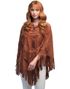 Brun Hippie Poncho - OneSize