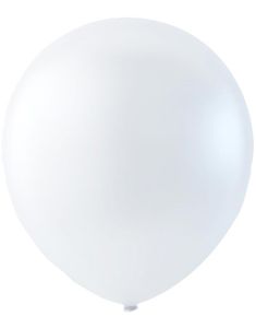 10 stk 27 cm - Hvide Balloner