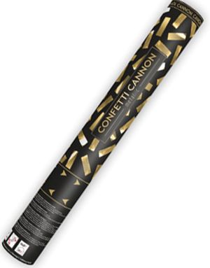 Guldfarvede Strimler - Konfettikanon 40 cm
