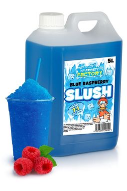 Blue Raspberry Slush-koncentrat - 40 Liter Færdig Slush - Crazy Factory