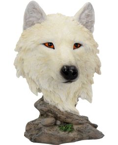 Snow Searcher - Hvid Ulv Figur 16 cm