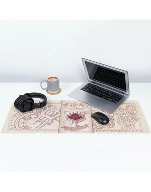 Marauders Map/Ukrutkartet - Licenseret XL Harry Potter Skrivebordsmåtte/Musemåtte 30x80 cm