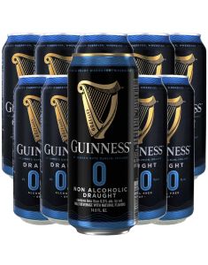 10 stk Guinness Alkoholfri Draught Stout - Hel Pakke 10x440 ml (Irland)