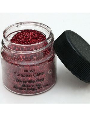 Red Paradise Makeup AQ GlitterDust - Mehron Glitter til Ansigt, Hår og Krop