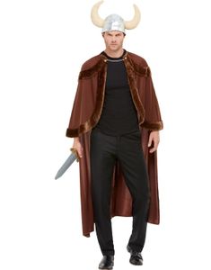 Viking Kostumekappe og Hjelm