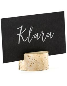 10 stk Bordkortholdere i Træ