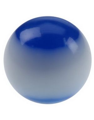 Blå og Hvid - 5 mm Akrylkugle til 1,6 mm stang 