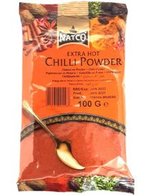 Extra Hot Chili Powder - NATCO 100 gram (India)