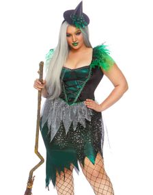 Wicked Witch of the West Inspireret Kostume med Hat