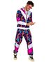  80 Talls Disco 8 Grilldress til Voksen UV GLOW