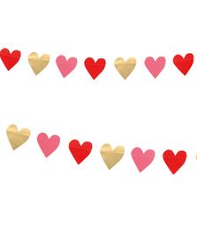 Hjertebanner 2 Meter - Love You