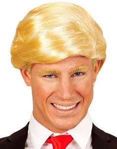 Blond Donald Trump Inspireret Paryk