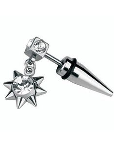 Hanging Diamond Star - Fake Piercing