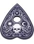 Black and White Spirit Board / Ouija Brett med Plakett 