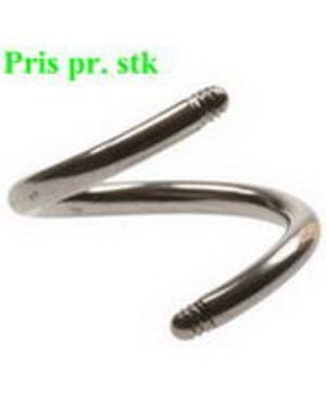 Curved stang til 1,6 mm kugle