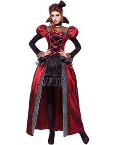 Viktoriansk Vampyrkostume til Dame 3 Dele