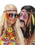 Farverigt Hippie Pandebånd m/Fjer & Perler