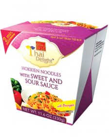 1772236800_6Thai Delight Mikronudler - Hokkien Noodles med Sød- og Sur Sauce 330 gram (Thailand)