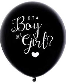 Is It A Boy Or Girl? - 46 cm Ballong med Konfetti til Jente - Gender Reveal