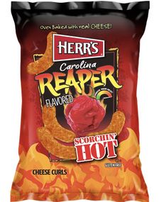 Herr's Carolina Reaper Ostepop (USA Import superstærk)