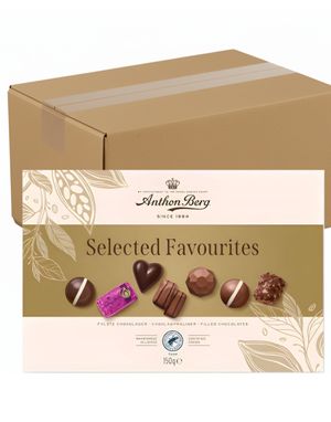 10 st Anthon Berg Selected Favourites - Æsker med Forskellig Chokoladekonfekt - Hel Æske 1,5 kg