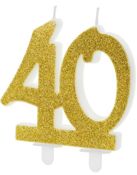 Glitrende 40 Års Bursdagslys