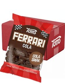 1779408000_630 stk Toms Ferrari Cola - Bilformede Vingummibiter med Colasmak - Hel Eske 3,6 kg