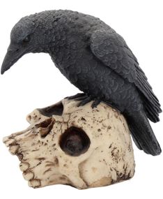 Ravens Remains - Ravn og Kranie Figur 13 cm