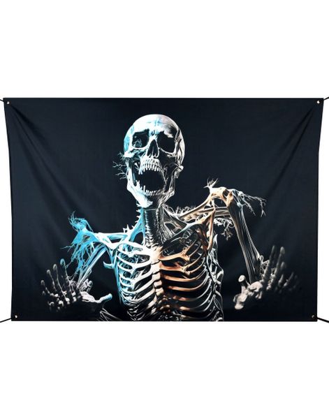 Hjemsøkt Skjellet Bakgrunn 210x150 cm