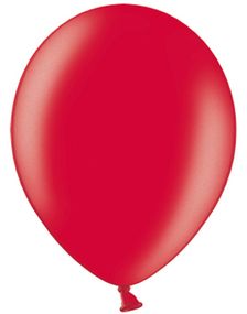50 stk 30 cm - Metallisk Rød Balloner