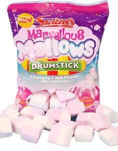 Pose med Swizzels Marvellous Drumstick Marshmallows - Marshmallows med Smag af Drumstick 100 gram