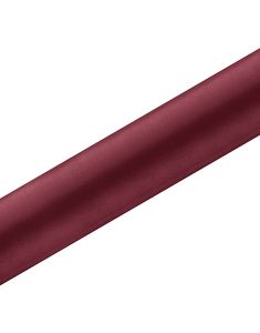 MØRKERØD Bordløber i Satin 36 cm x 9 meter