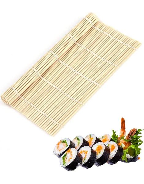 Bambus Sushi Maki Mat - Måtte Til Sushi I Bambus 24 Cm