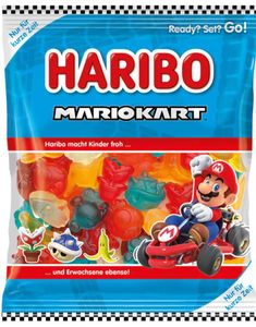 Haribo Mario Kart Limited Edition - Vingummi med Fruktsmaker 160 gram