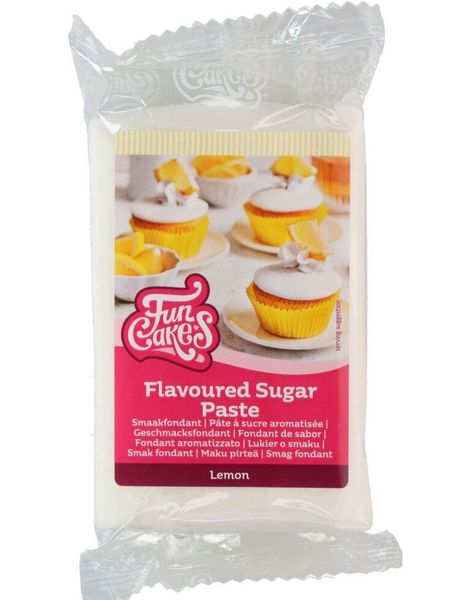 Funcakes Hvit Fondant med Sitronsmak 250 gram